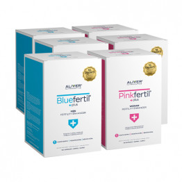 3x BlueFertil + 3x PinkFertil - moška in ženska plodnost, komplet
