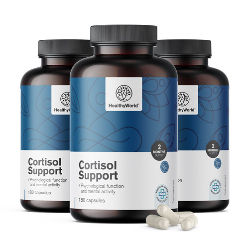 Kortizol Support kapsule za podporo kognitivnega delovanja