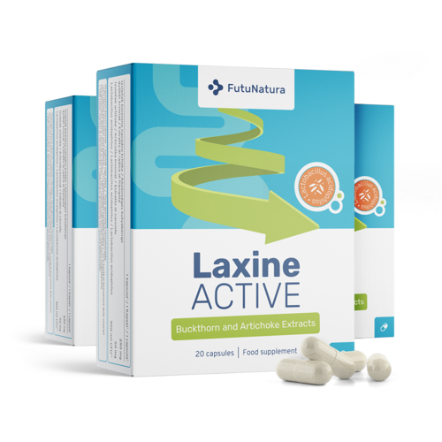 3x Laxine Active, skupaj 60 kapsul