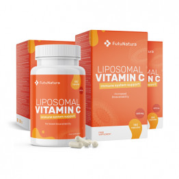 3x Liposomski vitamin C 1200 mg, skupaj 540 kapsul