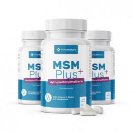 3x MSM Plus 1000 mg, skupaj 540 tablet