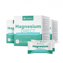 3x Magnezij DIRECT 400 mg, skupaj 90 vrečk