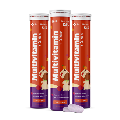3x Multivitamini za otroke – šumeče tablete, skupaj 60 šumečih tablet