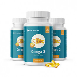 3x Omega 3 1000 mg, skupaj 450 mehkih kapsul