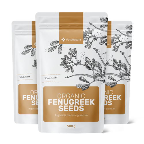 3x BIO Semena grškega sena, skupaj 1500 g