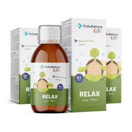 3x Relax – Sirup za otroke za sprostitev, skupaj 450 ml