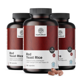 3x Rdeč kvasni riž 250 mg, skupaj 540 kapsul