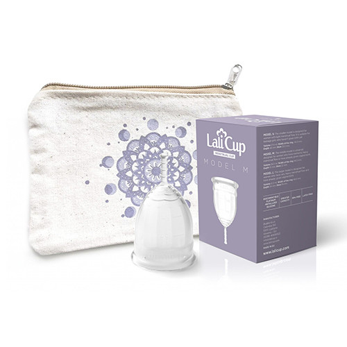Menstrualna skodelica LaliCup M – brezbarvna