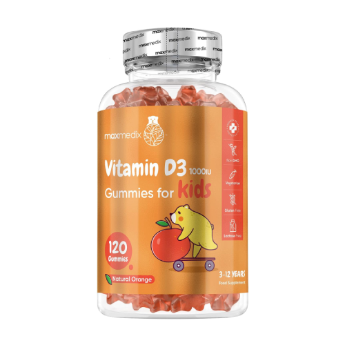 Vitamin D3 1000 i.e. – gumiji za otroke, 120 gumi bonbonov