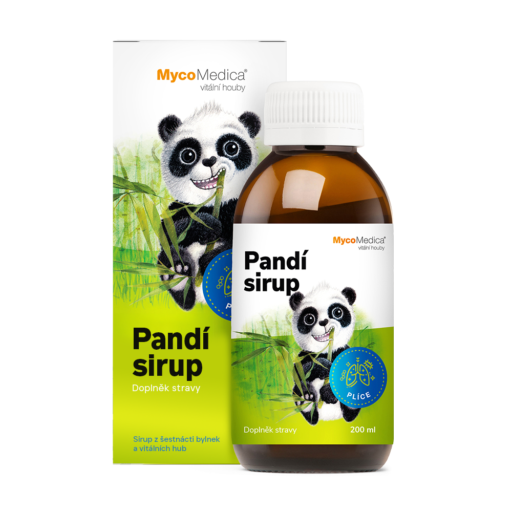Tekoče prehransko dopolnilo za otroke Panda – dihala