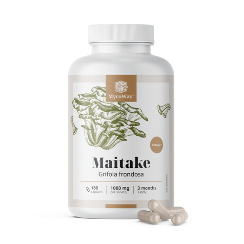 Maitake 1000 mg – izvleček, 180 kapsul