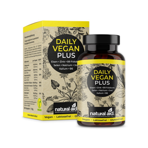 Veganski vitamini in minerali PLUS