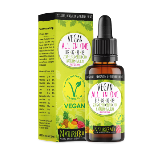 Veganski vitamini in minerali v kapljicah