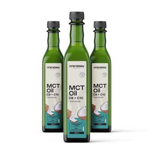 3x MCT C8:C10 Kokosovo Premium olje, skupaj 1500 ml