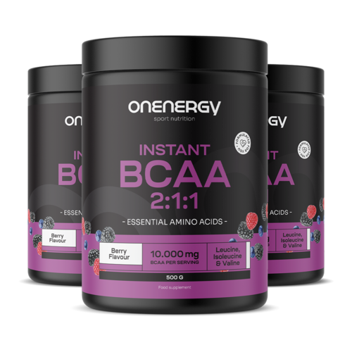 3x BCAA 2:1:1 – gozdni sadeži, skupaj 1500 g