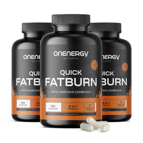 3x Quick FatBurn, skupaj 360 kapsul