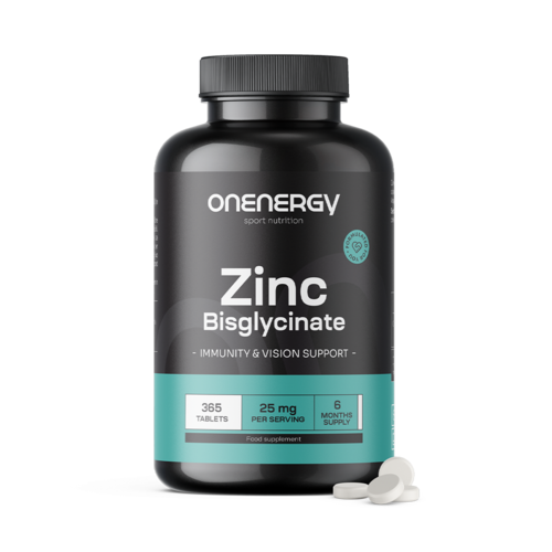 Cink bisglicinat 25 mg, 365 tablet