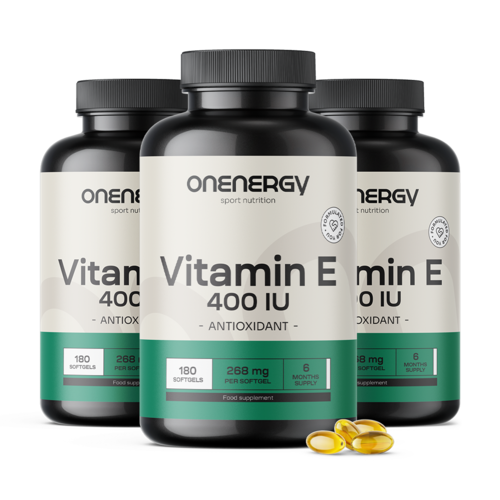 3x Vitamin E 400 i.e., 180 mehkih kapsul
