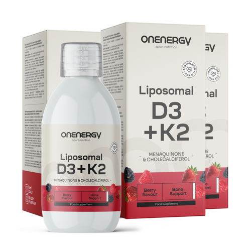 3x Liposomska vitamina D3 + K2, skupaj 750 ml