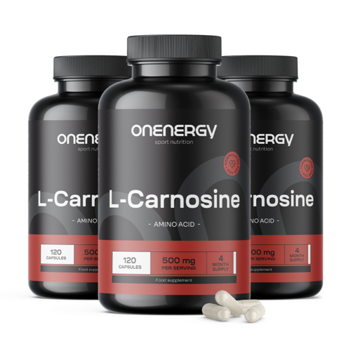 3x L-karnozin 1000 mg, skupaj 360 kapsul