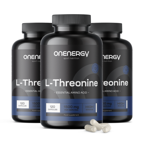 3x L-treonin 1500 mg, skupaj 360 kapsul