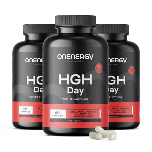 3x HGH Day – Natural HGH Booster, skupaj 180 kapsul