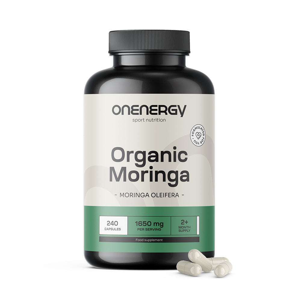BIO Moringa 1650 mg BIO Moringa v kapsulah 1650 mg