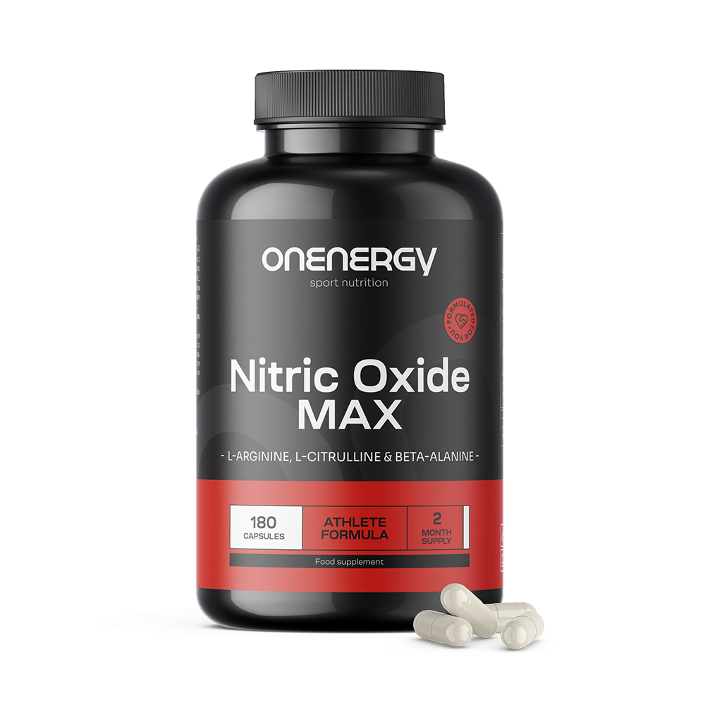 Nitric Oxide Max – kompleks z argininom, citrulinom in beta-alaninom Nitric Oxide Max – kompleks z argininom, citrulinom in beta-alaninom