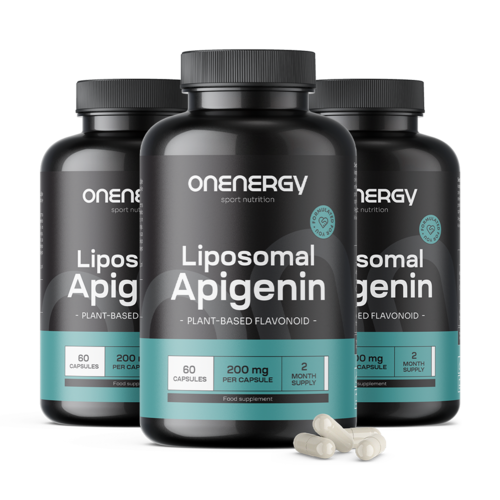 3x Liposomski apigenin 200 mg, skupaj 180 kapsul