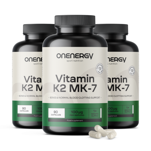 3x Vitamin K2 MK-7, skupaj 270 kapsul