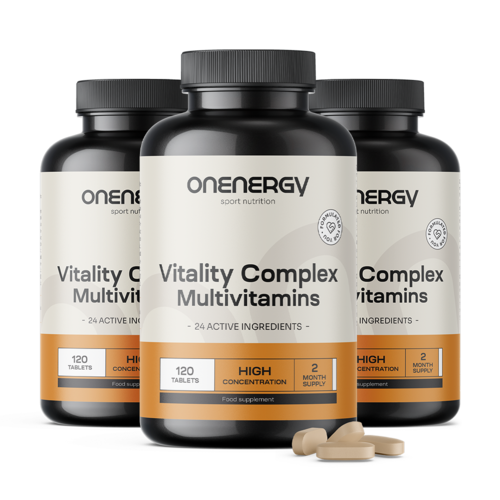 3x Vitality Complex – multivitamini, skupaj 360 tablet