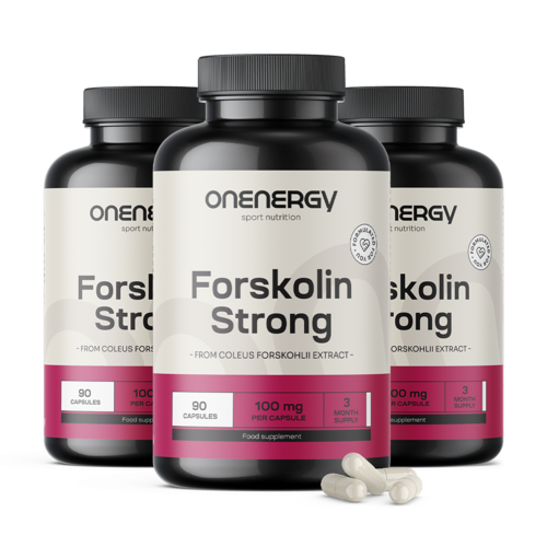 3x Forskolin Strong 100 mg, skupaj 270 kapsul