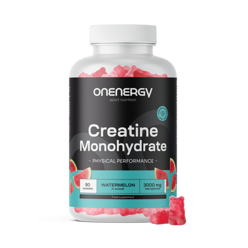 Kreatin monohidrat 3000 mg – lubenica, 90 gumi bonbonov
