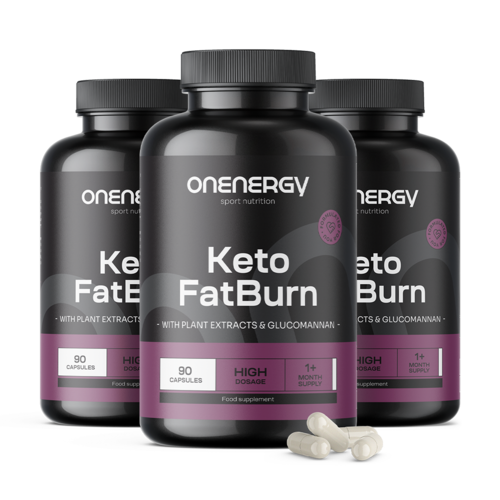 3x Keto FatBurn, skupaj 270 kapsul