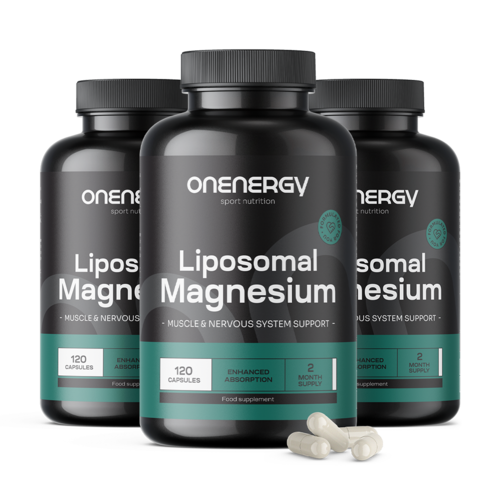 3x Liposomski magnezij, skupaj 360 kapsul