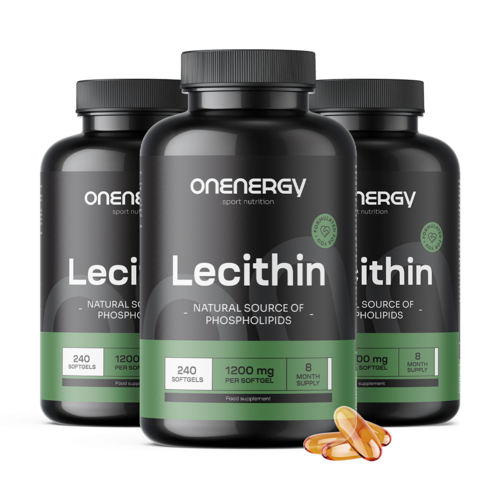 3x Lecitin 1200 mg, skupaj 720 mehkih kapsul