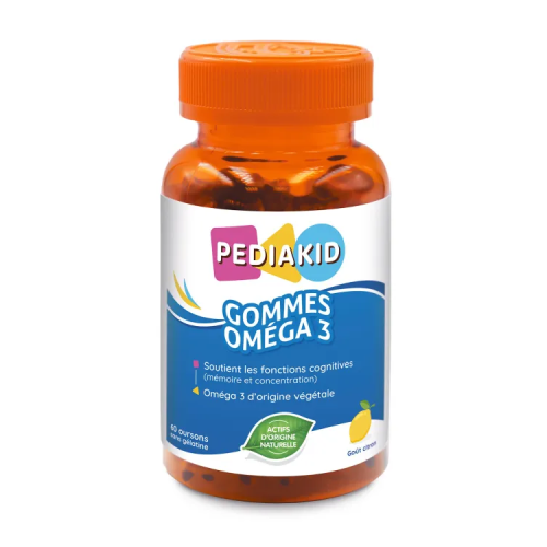 Omega 3 z vitamini za otroke, 60 gumi medvedkov