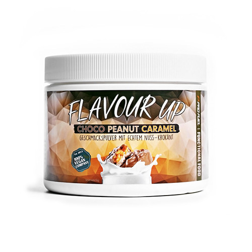 Flavour Up veganska aroma v prahu – čokolada, arašidi in karamela