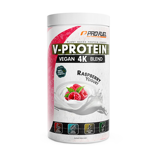 V-Protein 4K veganski proteini – malinov jogurt