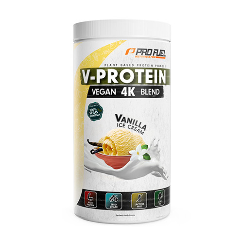 V-Protein 4K veganski proteini – vanilijev sladoled