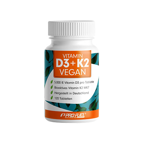 Veganska vitamina D3 + K2 v tabletah