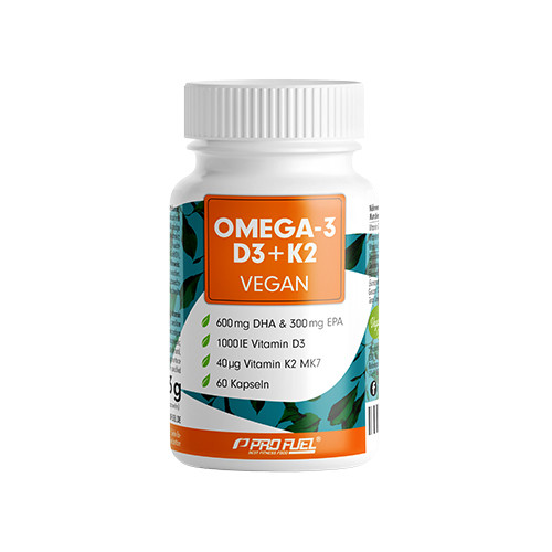 Veganske omega-3 + D3 in K2
