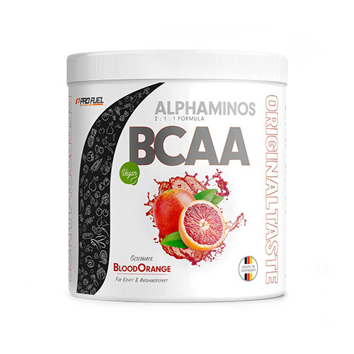 Veganski Alphaminos BCAA 2:1:1 – rdeča pomaranča