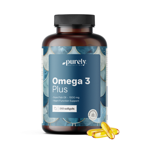 Omega-3 Plus 1000 mg, 180 mehkih kapsul