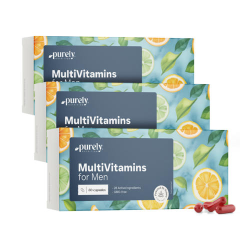 3x Multivitamini za moške, skupaj 180 kapsul