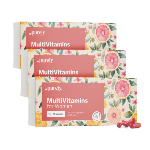 3x Multivitamini za ženske, skupaj 180 kapsul