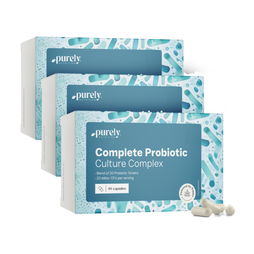3x Complete Probiotic Culture – kompleks mikrobioloških kultur, skupaj 180 kapsul