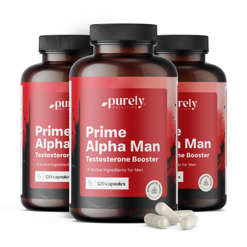 3x Prime Alpha Man – za raven testosterona v krvi, skupaj 360 kapsul