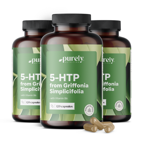 3x 5-HTP 150 mg – Griffonia Simplicifolia, skupaj 360 kapsul