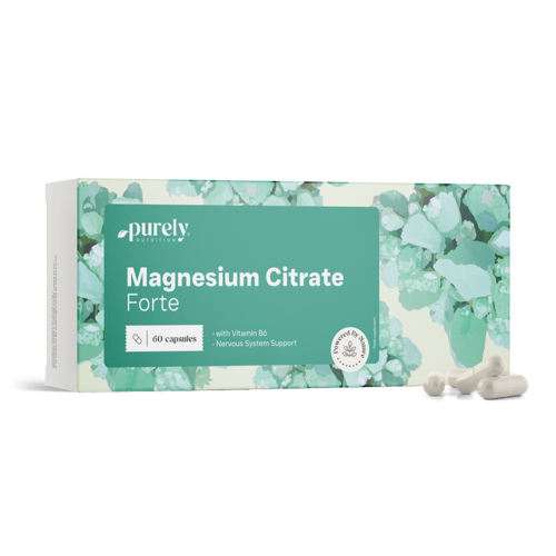Magnezijev citrat Forte + vitamin B6, 60 kapsul